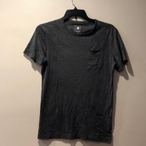 G Star Raw Men’s causal shirt, grey color size S embroidery